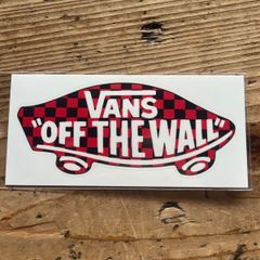 新品 デッドストック 正規品 VANSバンズ ステッカー 青 ブルー 日本製
