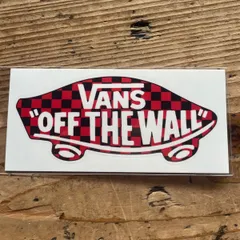 新品　デッドストック　正規品　VANSバンズ　ステッカー 赤チェッカーフラッグ　日本製　ヴィンテージ　スケートボード　スケボー　サーフィン　スノーボード　ストリートのサムネイル