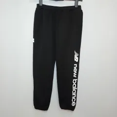 New Balance ニューバランス ジャージ スエット ロングパンツ スタックドロスウェット ブラック 140サイズ ◎、〇□のサムネイル