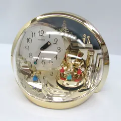 CITIZEN シチズン シルエットロマンス N677L 金色 飾り時計 置時計 リズム時計工業のサムネイル