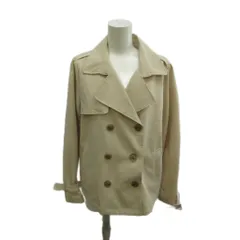 マジェスティックレゴン MAJESTIC LEGON ショートトレンチコート M ベージュ ダブルブレスト 長袖 ショート丈 ECA007 /SH ■ECA007のサムネイル