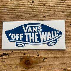 新品　デッドストック　正規品　VANSバンズ　ステッカー  青　ブルー　日本製　ヴィンテージ　スケートボード　スケボー　サーフィン　スノーボード　ストリートのサムネイル