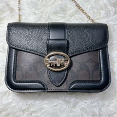✨美品✨コーチ ショルダーバッグ ジョージークロスボディ 馬車金具 