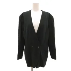 カルバンクライン CALVIN KLEIN COLLECTION ノーカラージャケット シングル ウール 9 グレー /JS ■ECG007のサムネイル