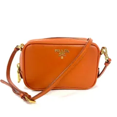プラダ PRADA ショルダーバッグ サフィアーノ 1N1674 オレンジ【中古】のサムネイル