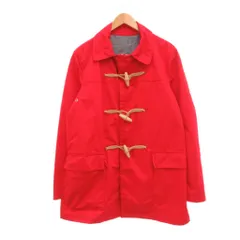トミーヒルフィガー TOMMY HILFIGER ダッフルコート ミドル丈 トグルボタン コットン M 赤 レッド /NU ■ECG007のサムネイル