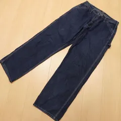 ^727★ POLO JEANS CO. RALPH LAUREN ポロジーンズ ラルフローレン デニム ワーク ペインターパンツ W31 ダークインディゴ 古着 ★のサムネイル