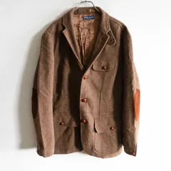 【最高級品】POLO RALPH LAUREN【ウールツイード エルボーパッチ テーラードジャケット】L ポロラルフローレン s2607036のサムネイル