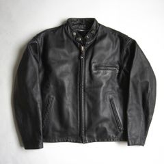 90年代立ち襟Schott ショット641 シングルライダースUSA製 40黒 - メルカリ