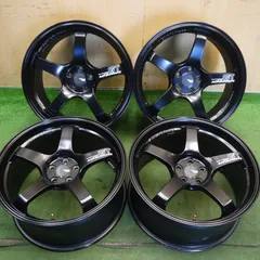 [送料無料] キレイ★プリウス 86 BRZ 等 ADVAN Racing GT 18インチ ホイール アドバン レーシング SGB 18×8.5J PCD100/5H★6071003Hホのサムネイル