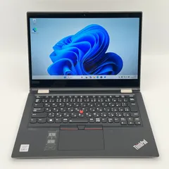 Lenovo ThinkPad X13 Yoga Gen 1 Core i7-10510U メモリ16GB SSD256GB 13.3インチ FHD タッチパネル Windows 11 Pro 指紋認証 Webカメラ バッテリー良好 WPS Office付きのサムネイル
