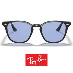 美品】Ray-Ban RB2206D サングラス ブラック×ライトブルー - メルカリ