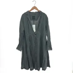 Pas de calais パドカレ カーディガン サイズ:36 リネンキャンバス天然染めコート/スミクロ 24SS/  リネン ブラック レディース / 240001214567のサムネイル