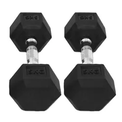 【新品】ダンベル 5kg 2個セット 10kg ヘックスダンベル 六角形 鉄アレイ 静音 TPU素材 滑り止め 転がり防止 握りやすい 筋トレ トレーニング ダイエット フィットネス 自宅 ジム 腕 腹筋 背筋 胸筋 運動不足解消 筋力アップのサムネイル