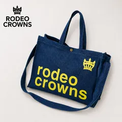 RODEO CROWNS ロデオクラウンズ ノベルティ デニム トートバッグ 2WAY ショルダーバッグ FREE 新品のサムネイル