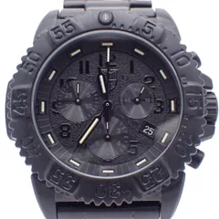 LUMINOX ルミノックス ネイビーシールズ カラーマーク クロノグラフ ブラックアウト クォーツ メンズ 腕時計 Ref.3182【いおき質店】のサムネイル