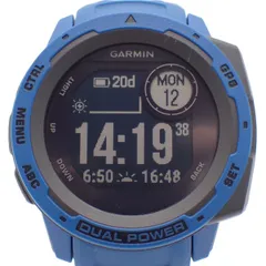 GARMIN ガーミン INSTINCT DUAL POWER Tidal Blue タフネスGPSアウトドアウォッチウォッチ メンズ 腕時計【いおき質店】のサムネイル