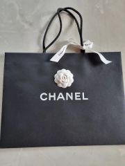 シャネル CHANEL 販促品 トートバッグ ベージュ 麻 ココマークチャーム