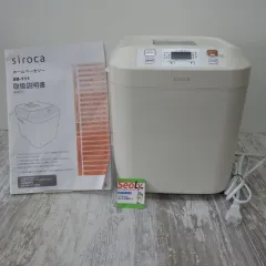 siroca シロカ 全自動ホームベーカリー SB-111 2024年製 パン ジャム おもち 生活家電 キッチン家電 ホワイト タイマー機能付き 最大2斤まで 中古品のサムネイル