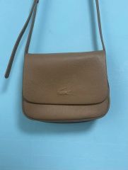 ラコステ モノグラム クロスボディショルダーバッグカメラバッグ極美品