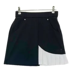 サイズ：XS LE COQ GOLF ルコックゴルフ  インナー付き ストレッチプリーツスカート  ブラック系 [240101732208] ゴルフウェア レディース ストストのサムネイル