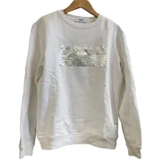 ♪4547 MSGM シルバーロゴ トレーナー ホワイト MS027678 21FW モデル キッズ用 大人OK 中古 TG 14のサムネイル