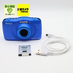 極上品】 Nikon COOLPIX W100 ブルー 防水 デジタルカメラ #098VV0714