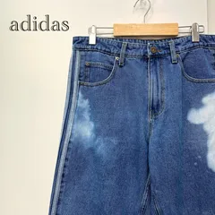 PAKAIAN adidas アディダス ワイド デニムパンツ ジーンズ ボトムス サイズ32 メンズ _208のサムネイル