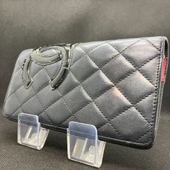正規品・希少 ホワイトシルバー CHANELカンボンライン ココマーク 長