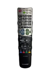 テレビ リモコン シャープ（SHARP） GA842WJSA 動作確認済み【A7-389】のサムネイル
