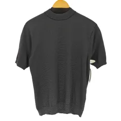 ユナイテッドアローズ UNITED ARROWS 26SS ショートスリーブ ボーダー モックネック ニットTシャツ UA COZY ウォッシャブル 抗菌防臭 メンズ  Mのサムネイル