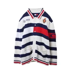 TOMMY HILFIGER × MERCEDES F1 × CR カラーブロック ラガー カーディガンのサムネイル