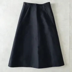 YOKO CHAN ヨーコチャン スカート フレア 2021年製 ウール シルク ブラック 日本製 レディース 38 b01921のサムネイル
