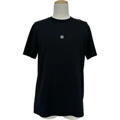 ジバンシィ GIVENCHY フロント刺繡半袖Tシャツ BM716G3YCD ブラック コットン メンズ 半袖Ｔシャツのサムネイル