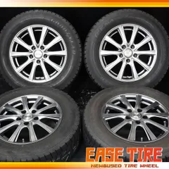 バリ山 215/65R16 グッドイヤー アイスナビ7 2022年製 インターミラノ V.E.X 16インチ 6.5J +38 114.3 5H 30系アルファード ヴェルファイア カローラクロスのサムネイル