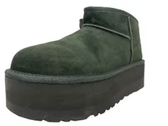 UGG Classic Ultra Mini Platform  クラシック ウルトラ ミニ プラットフォーム ムートンブーツ 1135092 24cm US7 モスグリーン レディース/049のサムネイル