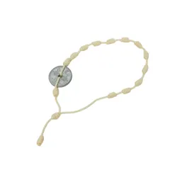 ネイバーフッド NEIGHBORHOOD 25SS CORD COIN BRACELET コード コイン ブレスレット 白 ホワイト 251MYNH-AC02のサムネイル