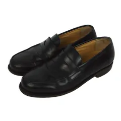 パラブーツ Paraboot ADONIS アドニスレザー コイン ローファー スリッポン シューズ 6H 黒 ブラック 9935のサムネイル