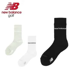 26秋冬 ニューバランス ゴルフ NEW BALANCE GOLF レディース リニアロゴＪＱ ミドルソックス6286501 靴下 クッション性 抗菌防臭 ギフト プレゼントのサムネイル