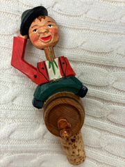 最終 アンクルサムの置物 ヴィンテージ アメリカンカントリー 木製