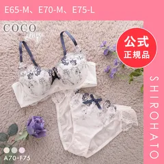 【新品】ココランジェ エリゼクラシーク 脇高 スタイルUP ブラジャー フレア ショーツ セット ABCDEF 大きいサイズ 小さいサイズ COCO Linge(E65-M、E70-M、E75-L)のサムネイル