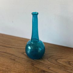 倉敷ガラス 小谷真三先生 花瓶(一輪挿し) 小谷ブルー - メルカリ