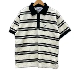 美品 FREAK'S STORE フリークスストア ×matsuiポロシャツ sizeS/ブラック×アイボリー系のサムネイル