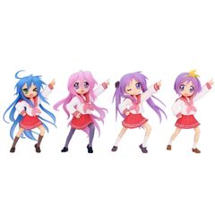 らきすた らき☆すた Vivit フィギュア 全4種セット 泉こなた 柊かがみ