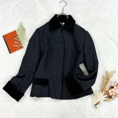 HIROKO BIS HIROKO KOSHINO ヒロコビス ヒロココシノ ジャケット 比翼ボタン ウール ストレッチ レディースのサムネイル