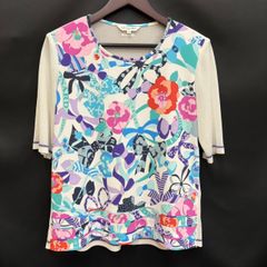 LEONARD SPORT カットソー 馬柄 花柄 五分袖 - メルカリ
