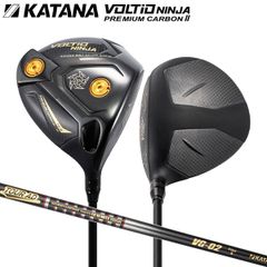 High-rebound driver Katana Golf Voltio Ninja Premium Carbon II Hi Driver with Tour AD VG-02 carbon shaft