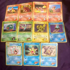 【旧裏　マーク無し】ポケモンカード　ジムリーダーシリーズ　まとめ 11枚　トレーディングカードのサムネイル