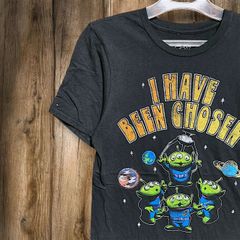 ムービー Tシャツ トイ ストーリー エイリアン 宇宙 惑星 メッセージ グラフィック 映画 洋画 黒 - 00s S(日本サイズでM相当)サイズ 古着 ビンテージ used vintage  p20/