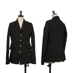 コムコム コムデギャルソンCOMME des GARCONS エステル4Bジャケット 黒M位のサムネイル